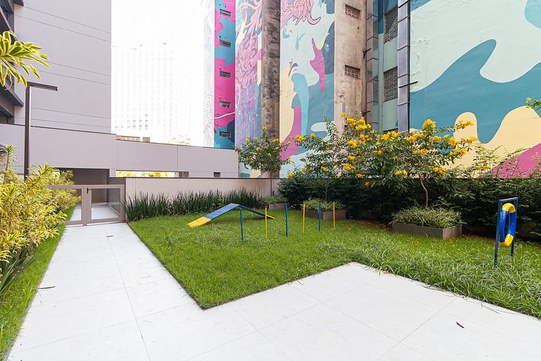 Studio autoral na República • Piscina rooftop