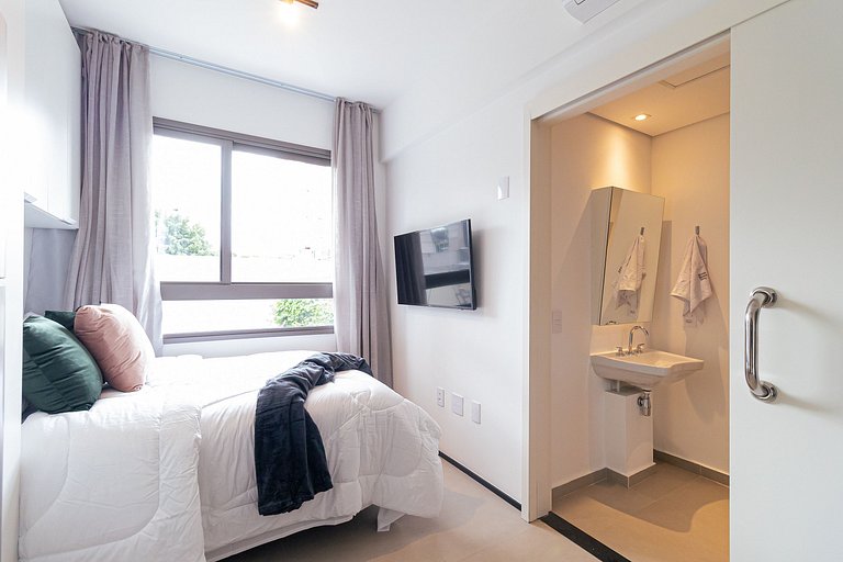 cabin allianz parque | pool | gym