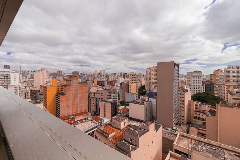 Varanda com vista | AC | Piscina