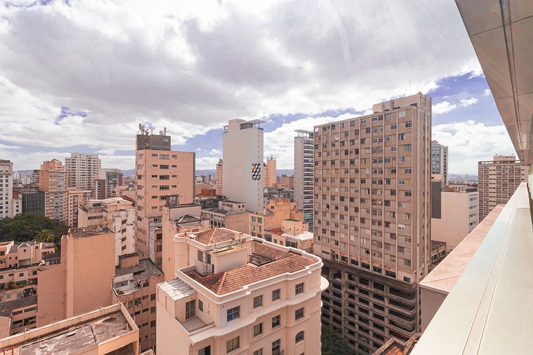 Varanda com vista | AC | Piscina