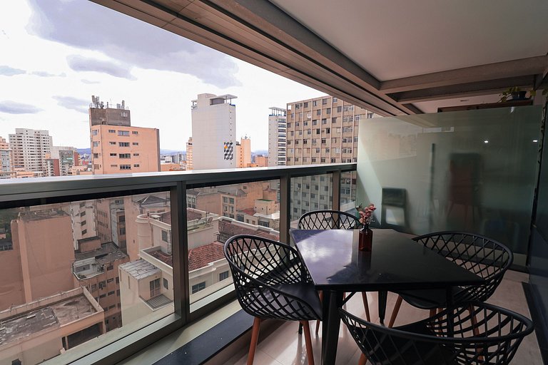 Varanda com vista | AC | Piscina