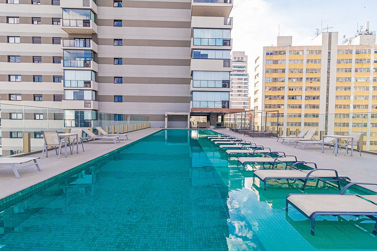 Design Studio in Pinheiros w/ Garage & Pool