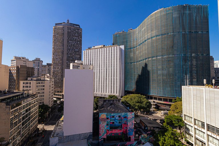 Authorial studio in República + rooftop pool