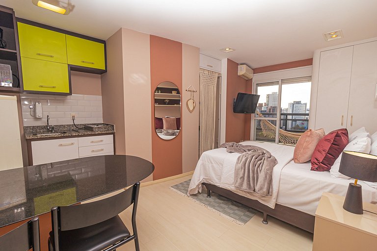 Studio with view close to Paulista Ave