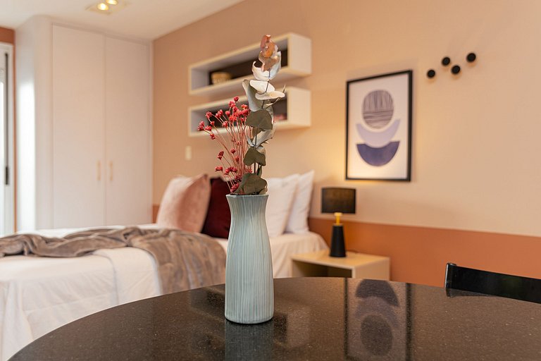 Studio with view close to Paulista Ave