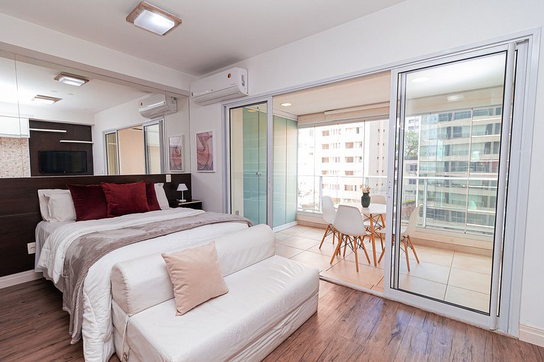 STUDIO 5o ANDAR C VISTA PRÓXIMO AV PAULISTA