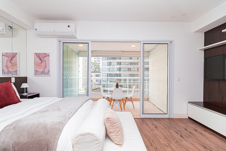 STUDIO 5o ANDAR C VISTA PRÓXIMO AV PAULISTA