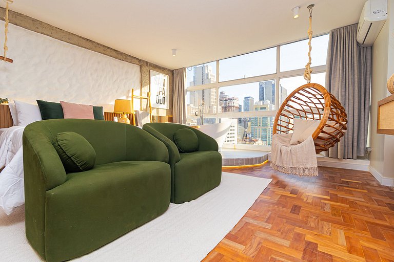 Bathtub with a view | 17th floor | Mirante do Vale