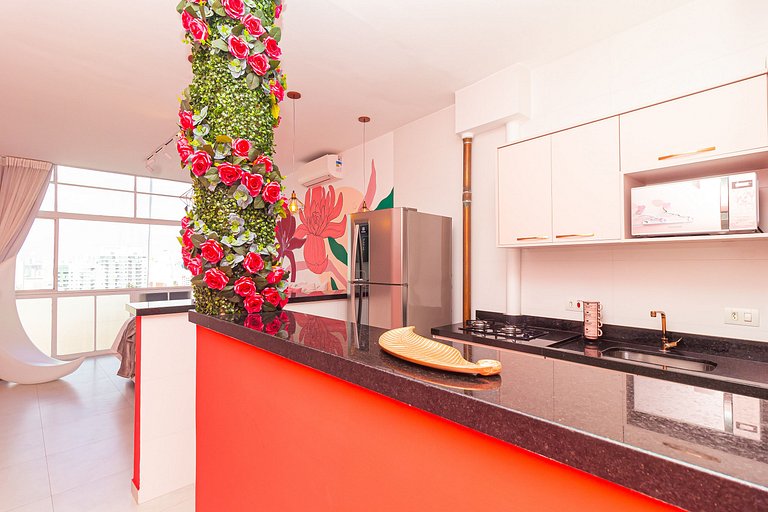 Studio Pink Flowers Copan: view from 22th floor