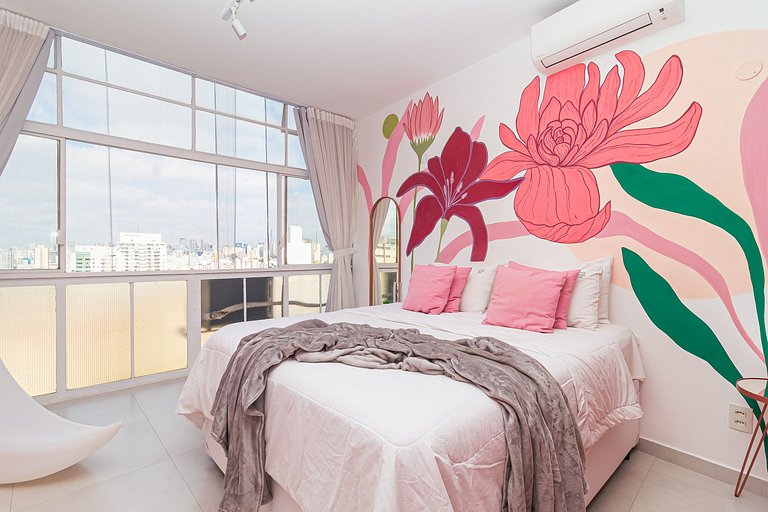 Studio Pink Flowers Copan: view from 22th floor