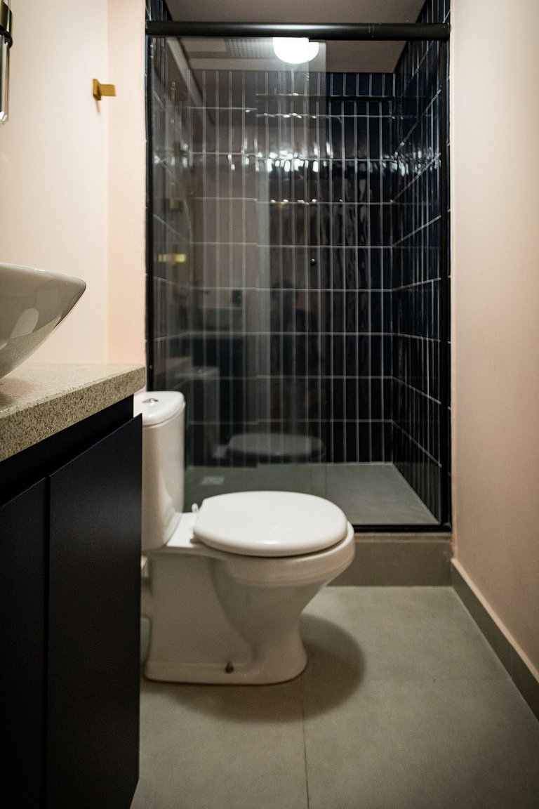 Estudio Estilo Marrakech con Bañera y Vista | Centro SP