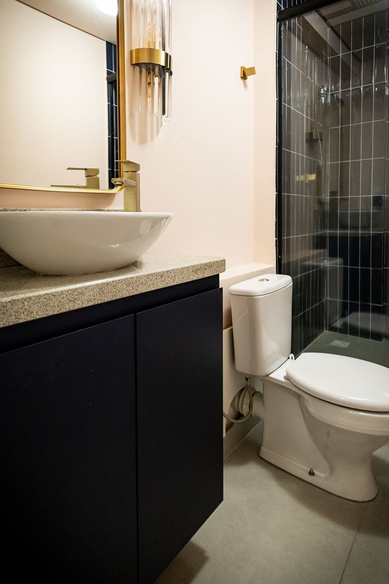 Estudio Estilo Marrakech con Bañera y Vista | Centro SP