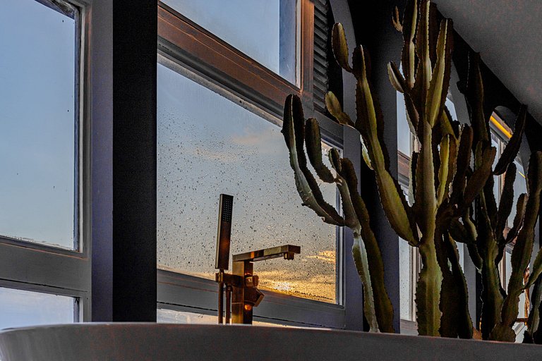 Estudio Estilo Marrakech con Bañera y Vista | Centro SP