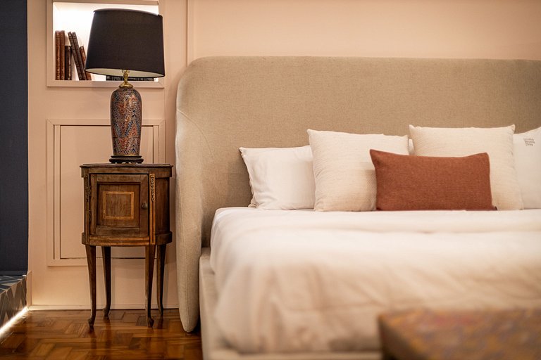 Estudio Estilo Marrakech con Bañera y Vista | Centro SP