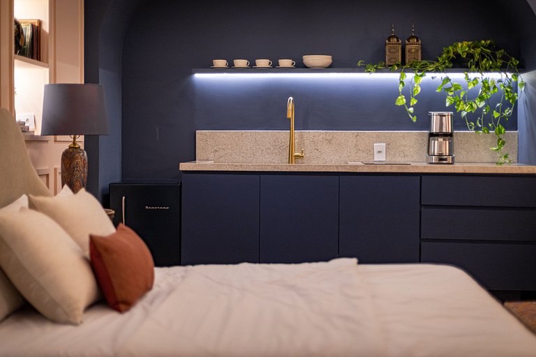 Estudio Estilo Marrakech con Bañera y Vista | Centro SP