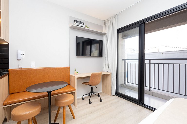 Cozy in Consolação with balcony
