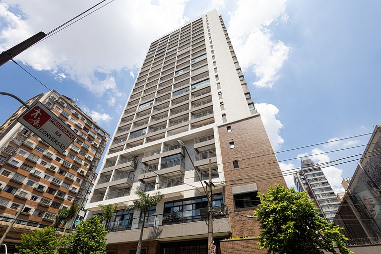 Aconchegante na Consolação com varanda