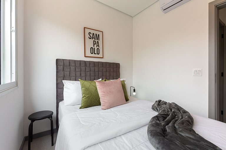 Penthouse @ Jardins| AC | 2 bedrooms