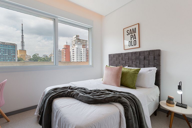 Penthouse @ Jardins| AC | 2 bedrooms