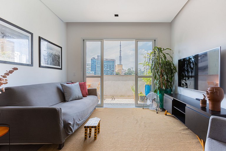 Penthouse @ Jardins| AC | 2 bedrooms