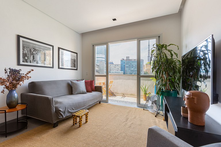 Penthouse @ Jardins| AC | 2 bedrooms
