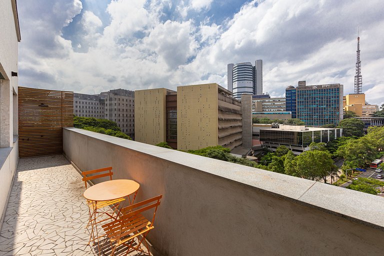 Penthouse @ Jardins| AC | 2 bedrooms