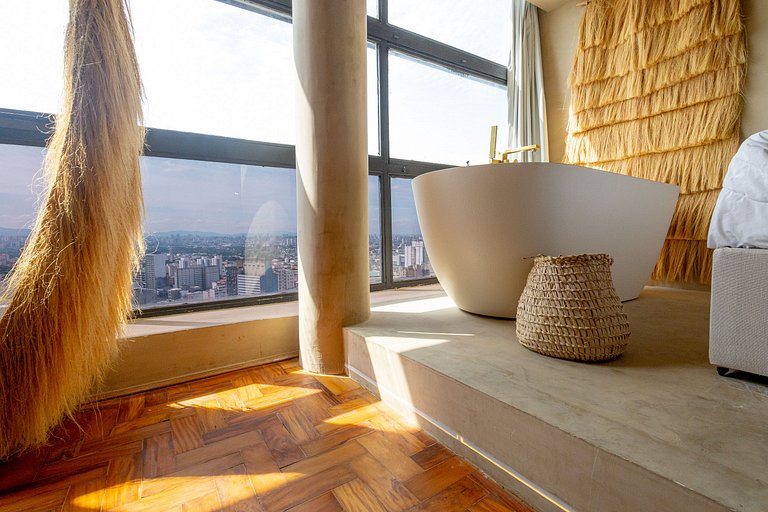 Estudio con Hamaca y Bañera, Vista Panorámica | SP