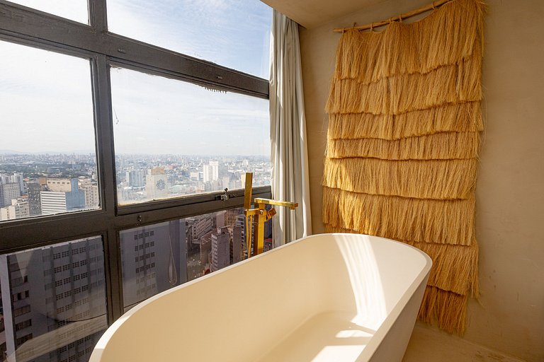 Estudio con Hamaca y Bañera, Vista Panorámica | SP