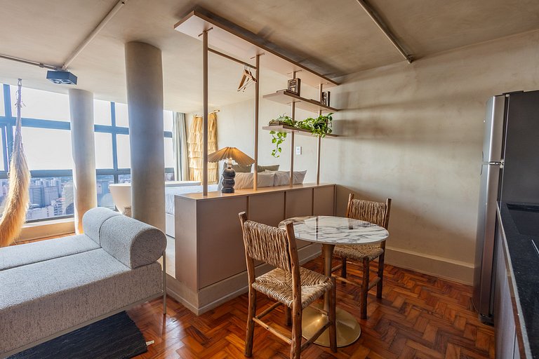 Estudio con Hamaca y Bañera, Vista Panorámica | SP