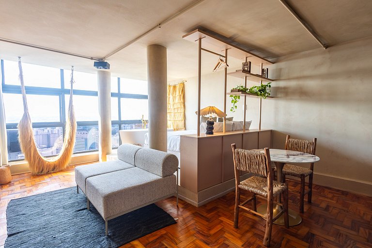 Estudio con Hamaca y Bañera, Vista Panorámica | SP