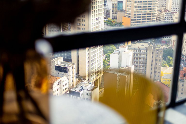 Cisne SampaSky: Vista com banheira do 37º andar