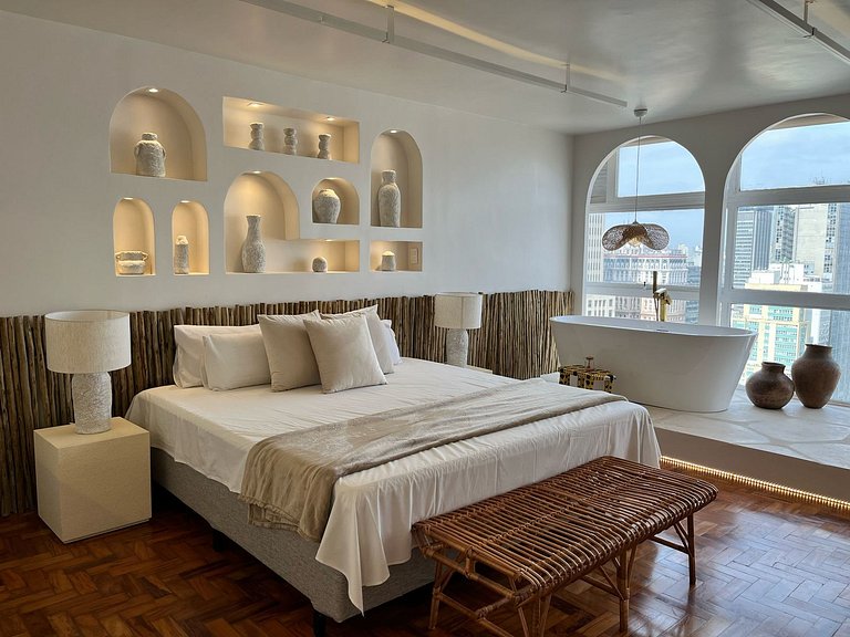 Jeri Sampa Spa: view from the 37th floor