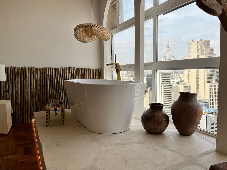 Jeri Sampa Spa: view from the 37th floor