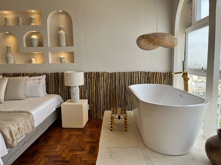 Jeri Sampa Spa: view from the 37th floor