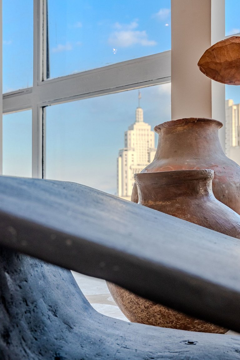 Jeri Sampa Spa: banheira e vista no 37º andar