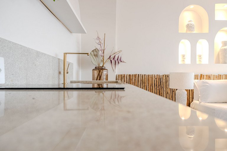 Estudio Estilo Playa con Bañera y Vista | Centro SP