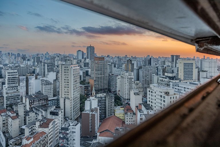 Jeri Sampa Spa: banheira e vista no 37º andar