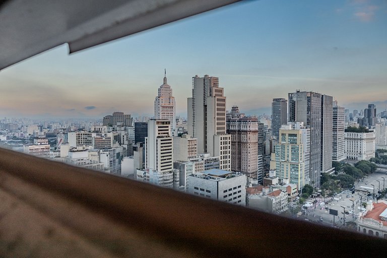 Jeri Sampa Spa: banheira e vista no 37º andar