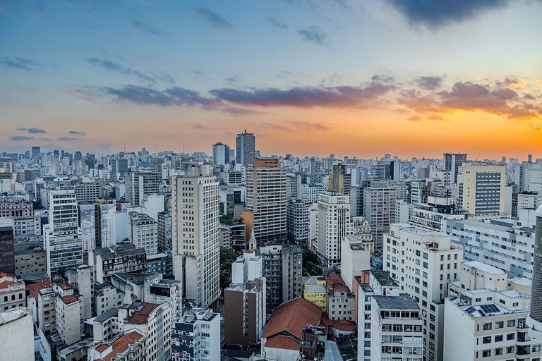 Jeri Sampa Spa: banheira e vista no 37º andar