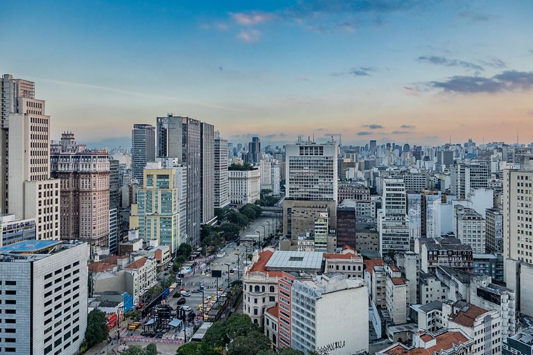 Jeri Sampa Spa: banheira e vista no 37º andar