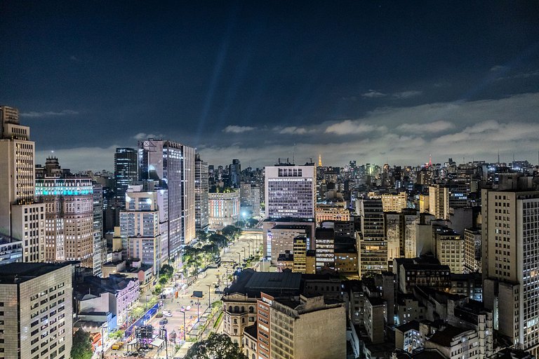 Jeri Sampa Spa: banheira e vista no 37º andar