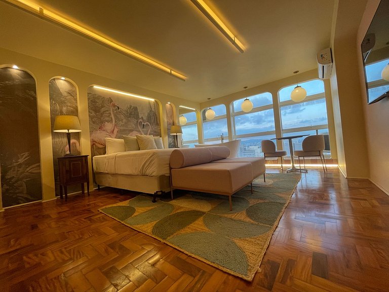Flamingo Sampa Spa: view and bathtub