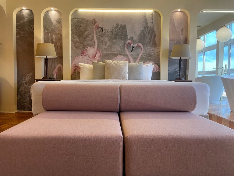 Flamingo Sampa Spa: vista e banheira