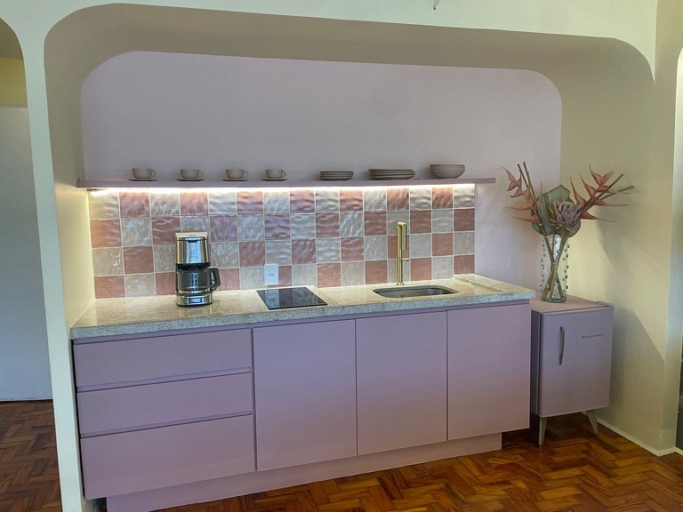 Flamingo Sampa Spa: view and bathtub