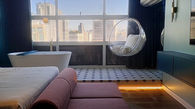 Soaking Tub & 23rd Floor View Mirante do Vale