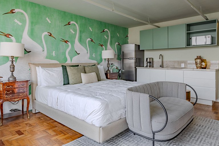 Estudio para Parejas con Bañera y Vista | Centro SP