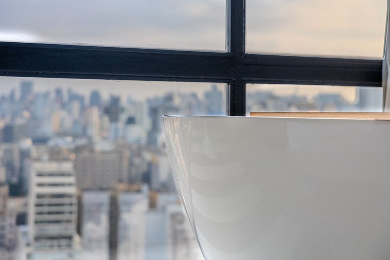 Estudio para Parejas con Bañera y Vista | Centro SP