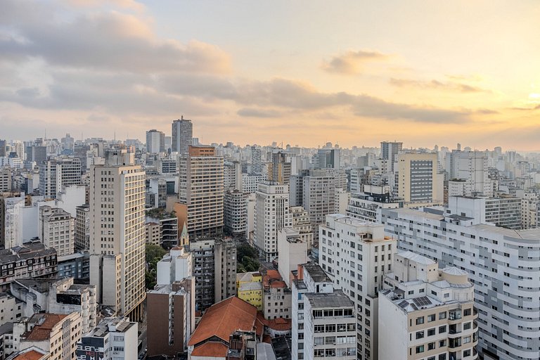 Cisne SampaSky: Vista com banheira do 37º andar
