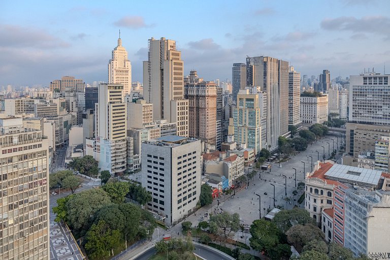 Cisne SampaSky: Vista com banheira do 37º andar