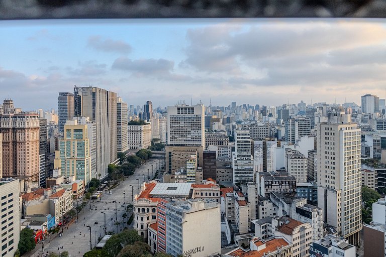Cisne SampaSky: Vista com banheira do 37º andar